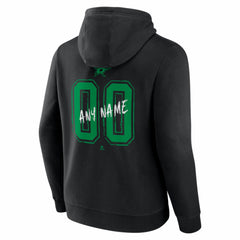 Dallas Stars Big & Tall Hustle Personalized Name & Number Hoodie - Black Hoodies