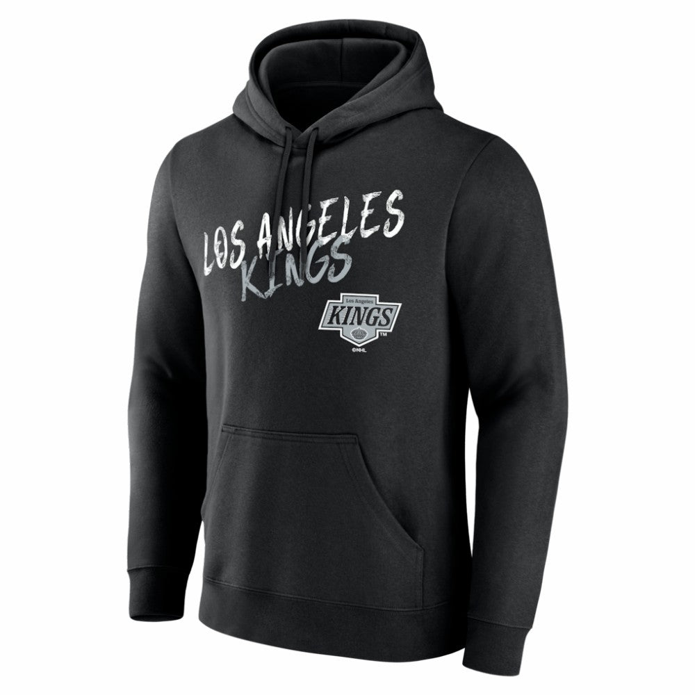 Los Angeles Kings Big & Tall Hustle Personalized Name & Number Hoodie - Black Hoodies