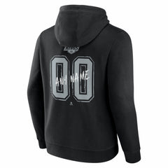 Los Angeles Kings Big & Tall Hustle Personalized Name & Number Hoodie - Black Hoodies