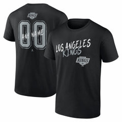 Los Angeles Kings Hustle Personalized Name & Number T-Shirt - Black T-shirts