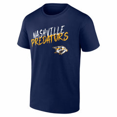 Nashville Predators Big & Tall Hustle Personalized Name & Number T-Shirt - Navy T-shirts