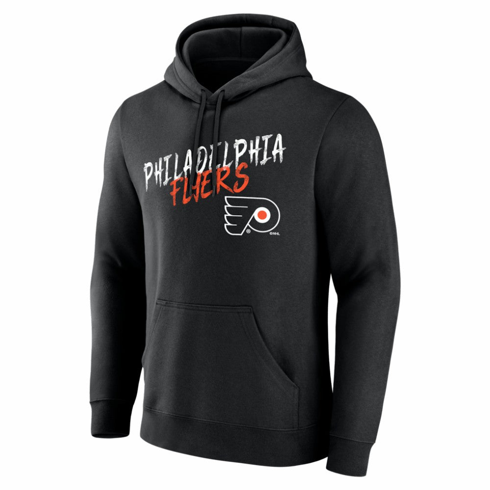 Philadelphia Flyers Hustle Personalized Name & Number Hoodie - Black Hoodies
