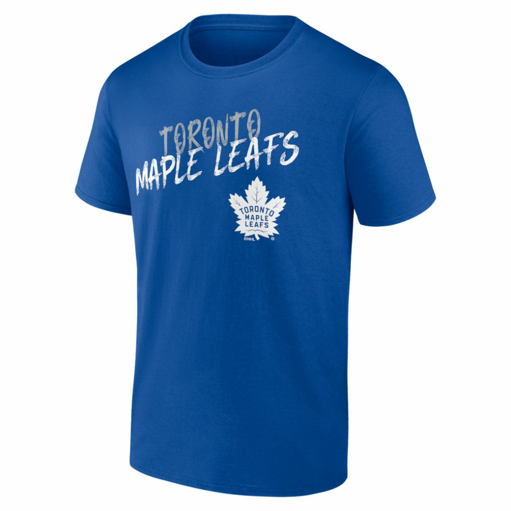 Toronto Maple Leafs Big & Tall Hustle Personalized Name & Number T-Shirt - Blue T-shirts