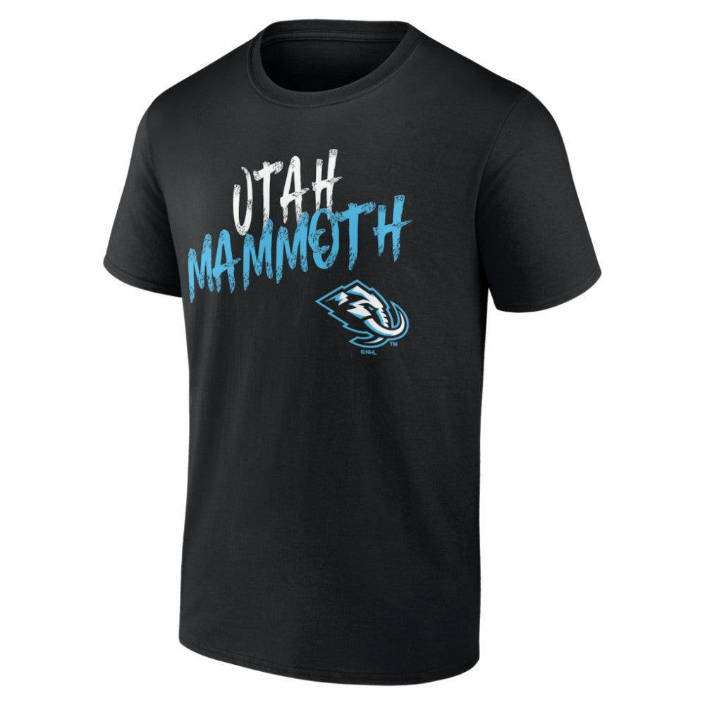 Utah Mammoth Big & Tall Hustle Personalized Name & Number T-Shirt - Black T-shirts
