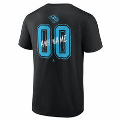 Utah Mammoth Hustle Personalized Name & Number T-Shirt - Black T-shirts