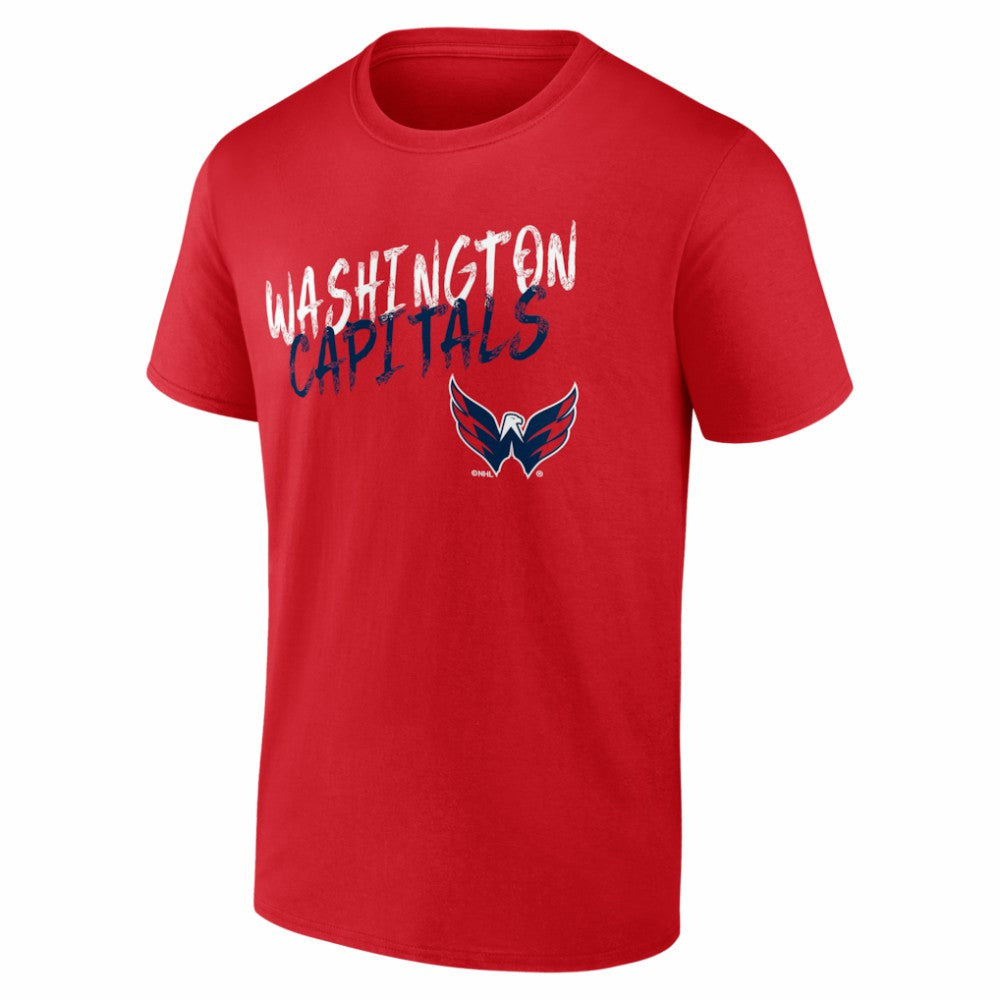 Washington Capitals Hustle Personalized Name & Number T-Shirt - Red T-shirts