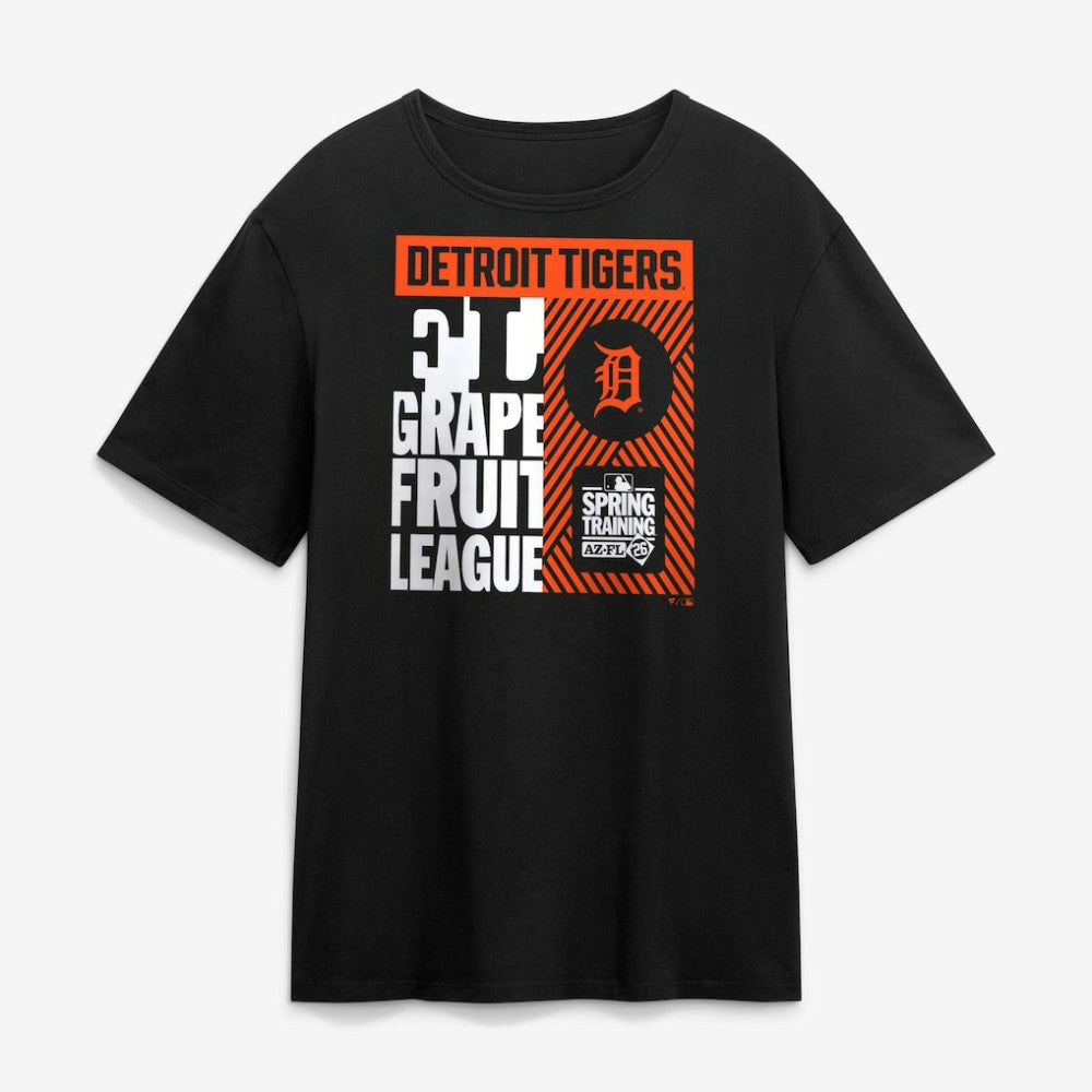 Detroit Tigers 2026 Spring Training True Icon T-Shirt Black