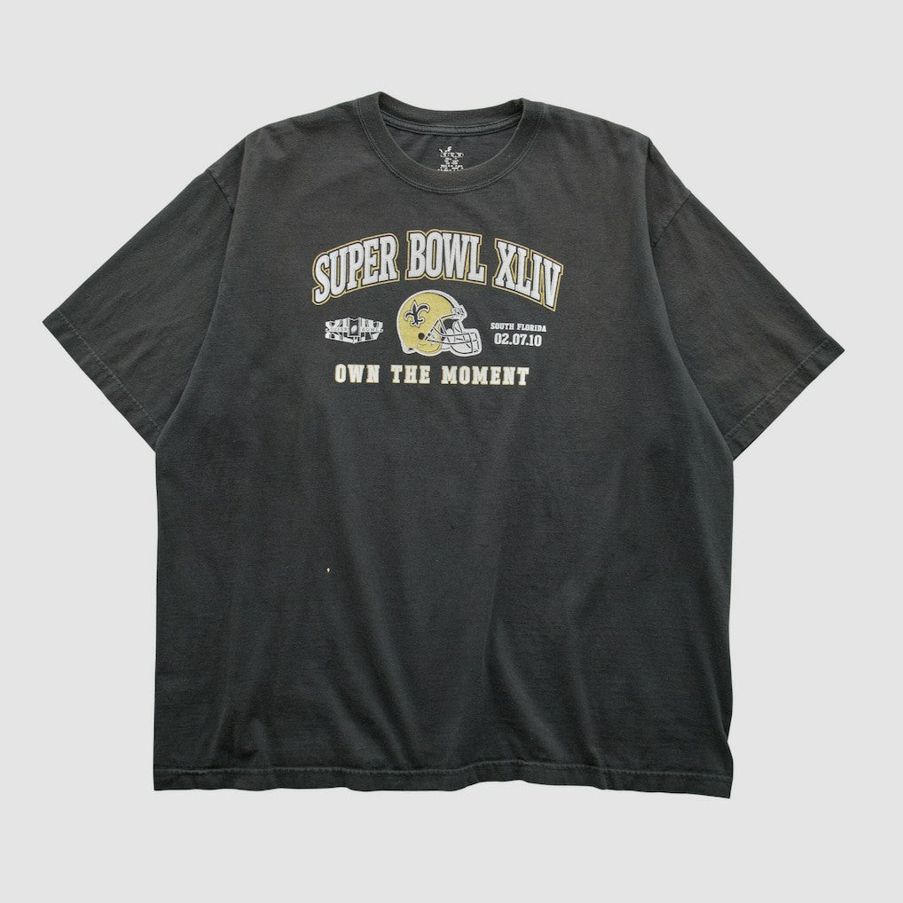 New Orleans Saints 2010 T-shirt - Black Vintage on sale