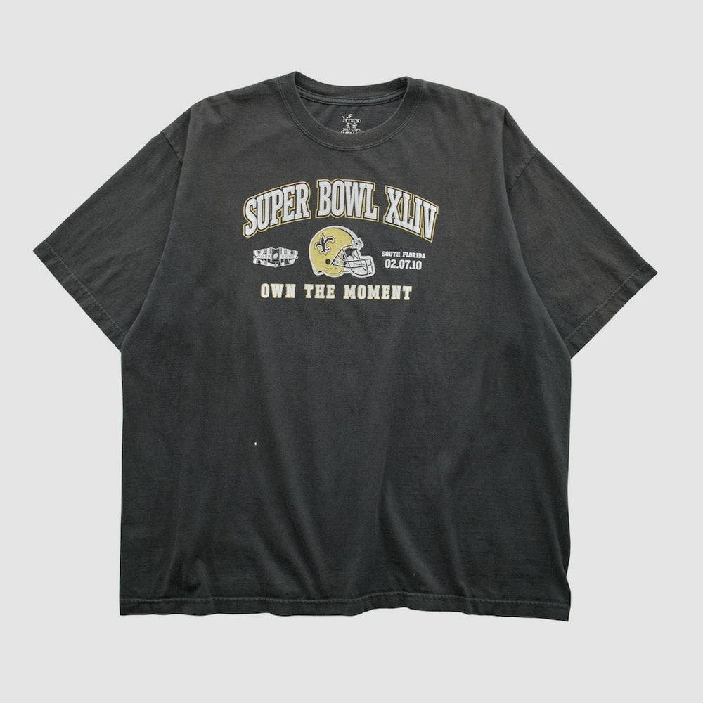 New Orleans Saints 2010 T-shirt - Black Vintage on sale