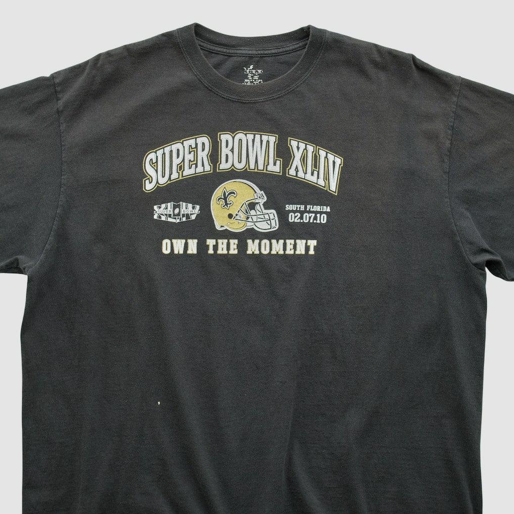 New Orleans Saints 2010 T-shirt - Black Vintage on sale