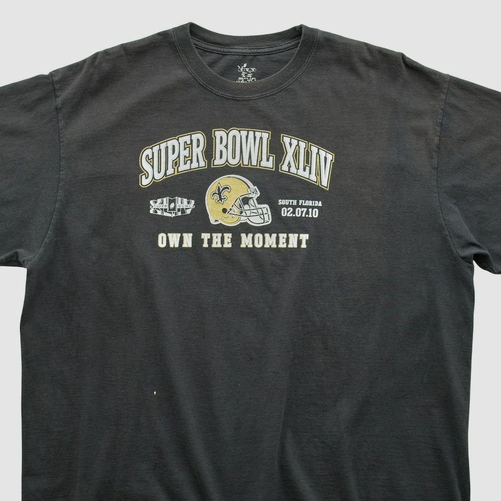 New Orleans Saints 2010 T-shirt - Black Vintage on sale