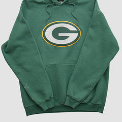 Green Bay Packers NFL 2010s Hooded Pullover Sweatshirt - Green Vintage discount