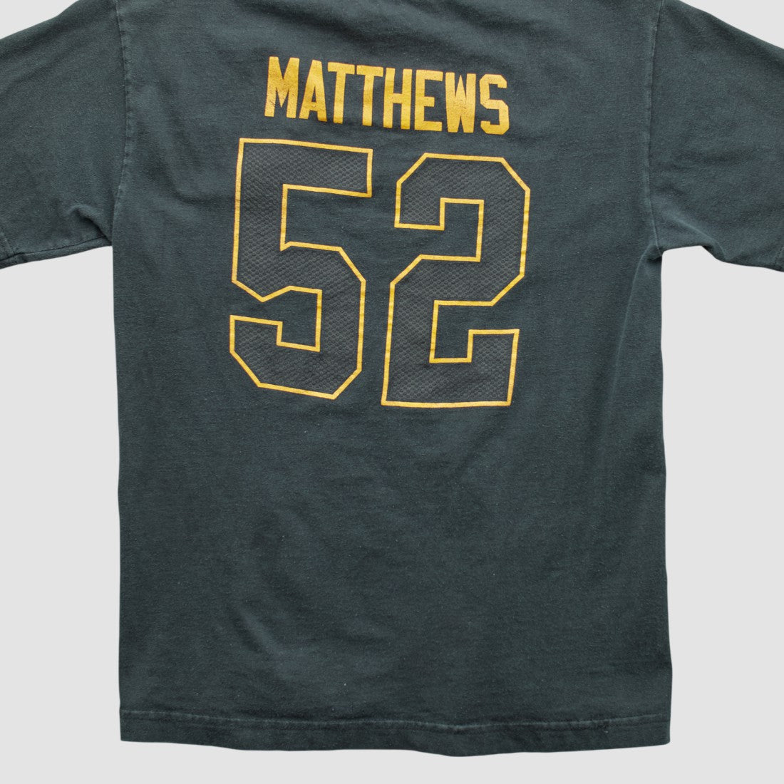 Green Bay Packers Reebok 2000s T-shirt - Black Vintage for sale