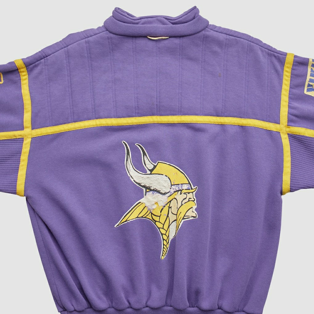 Minnesota Vikings 90s 1/4 Zip Sweatshirt - Purple Vintage on sale
