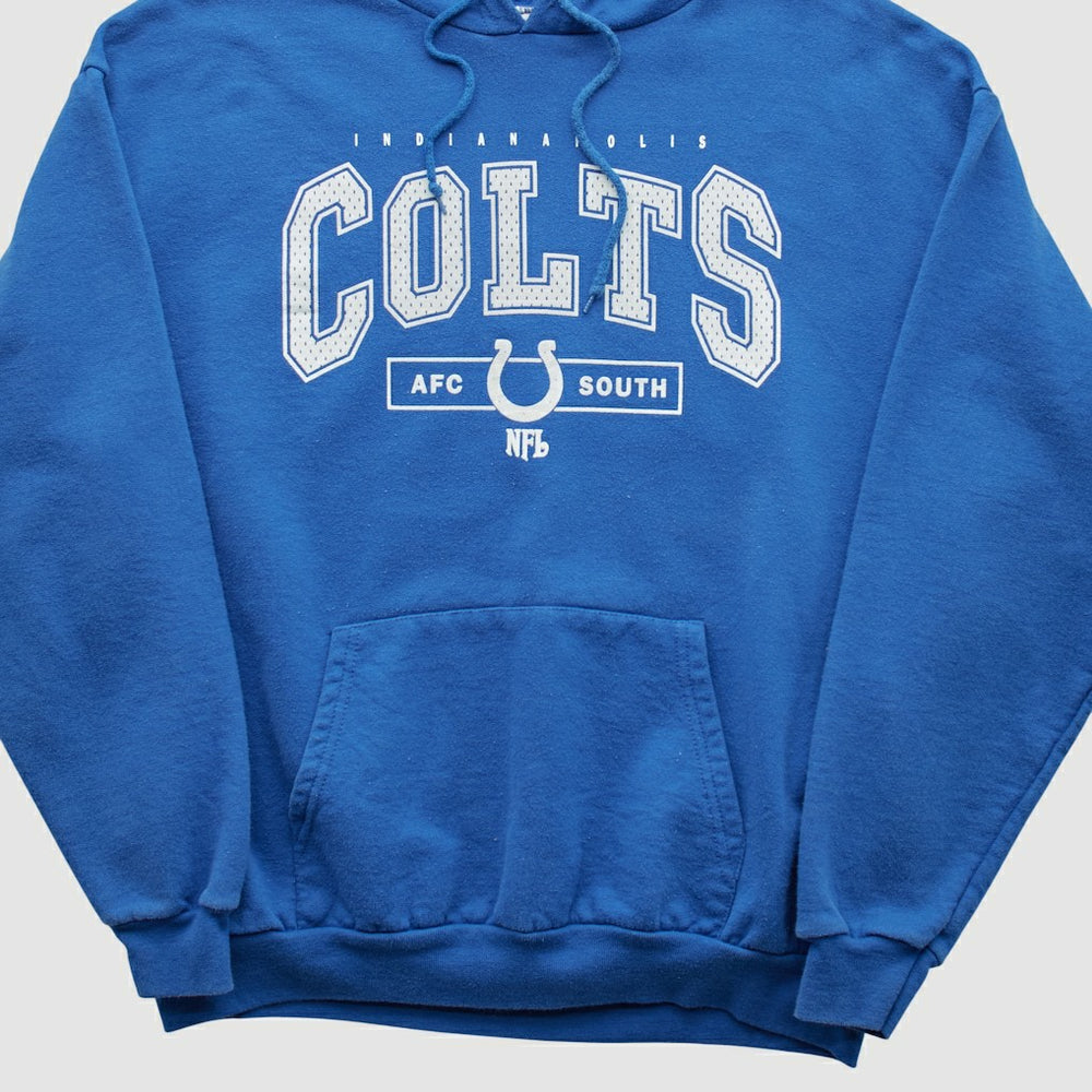 Indianapolis Colts NFL Hooded Pullover Sweatshirt - Blue Vintage online