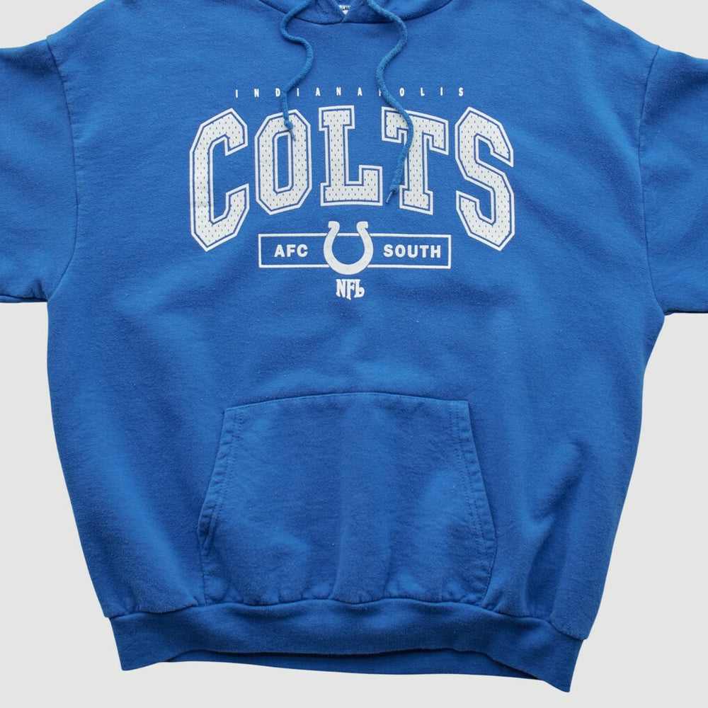 Indianapolis Colts NFL Hooded Pullover Sweatshirt - Blue Vintage online