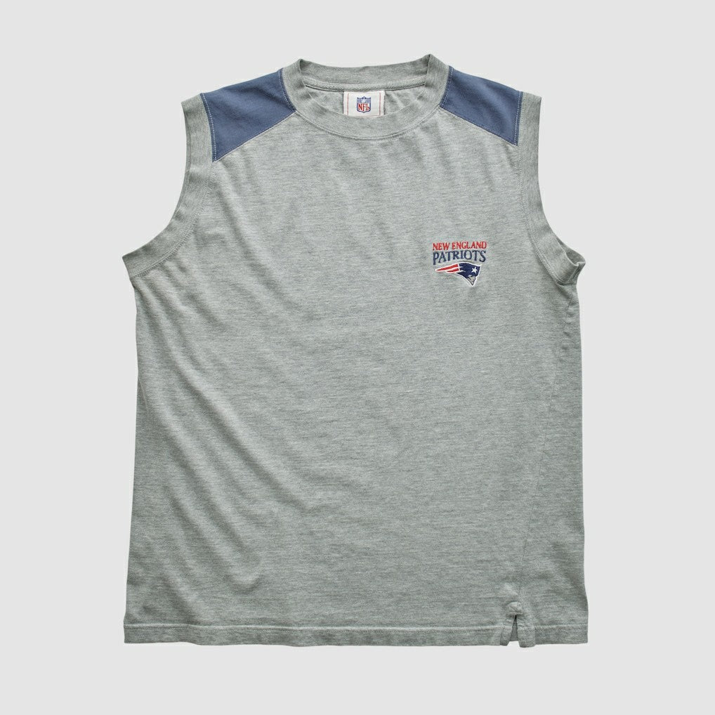 New England Patriots NFL Tank - Heather Gray Vintage on sale