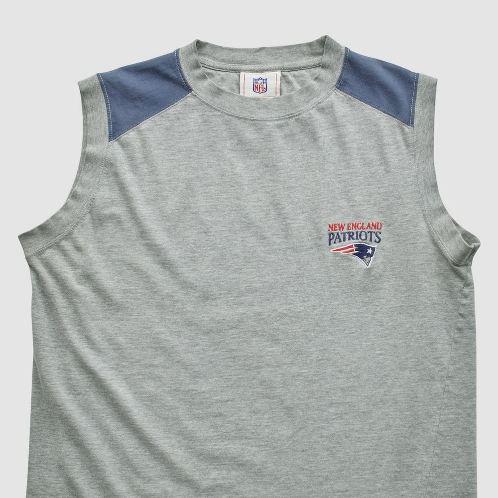 New England Patriots NFL Tank - Heather Gray Vintage on sale