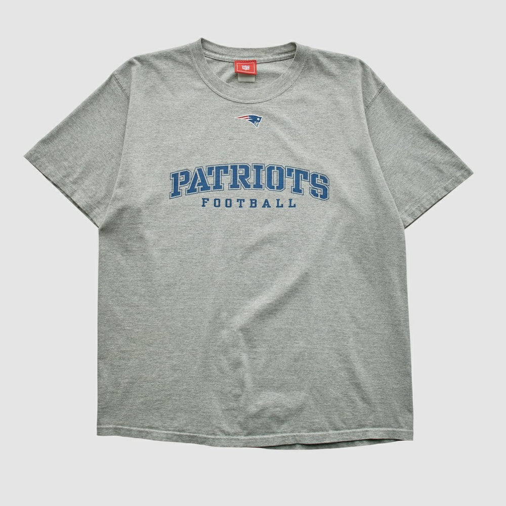 New England Patriots NFL 2000s T-shirt - Heather Gray Vintage for sale