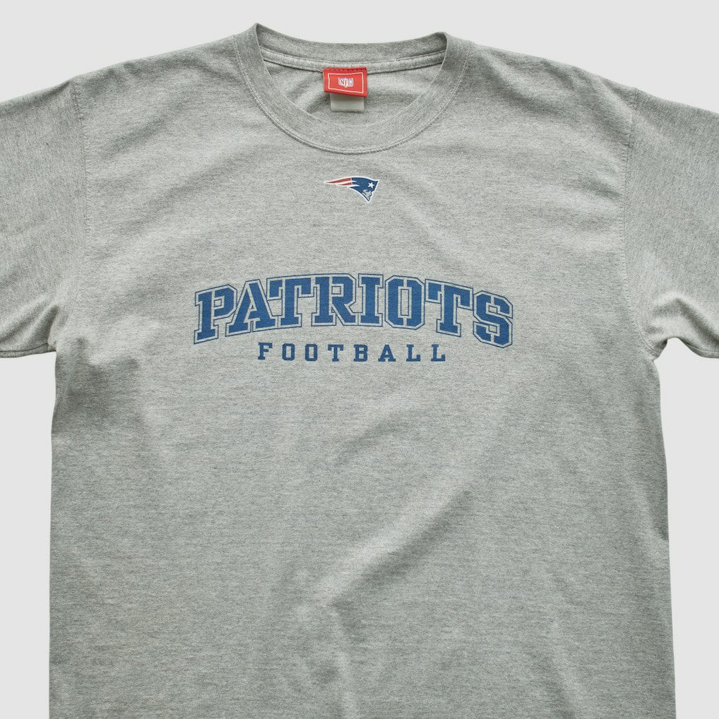 New England Patriots NFL 2000s T-shirt - Heather Gray Vintage for sale