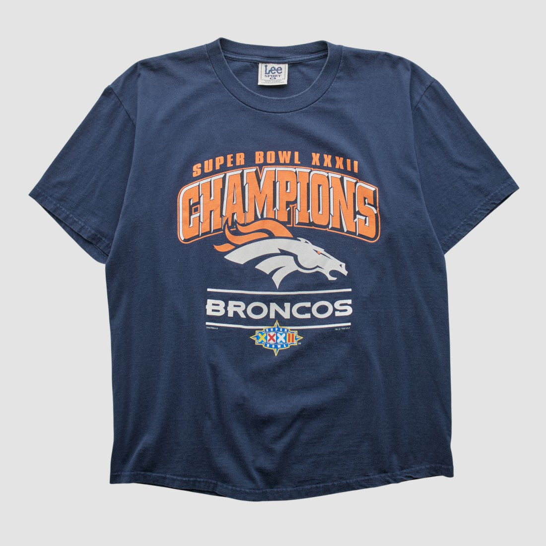 Denver Broncos Lee Sport 1998 T-shirt - Navy Vintage discount