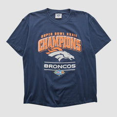 Denver Broncos Lee Sport 1998 T-shirt - Navy Vintage discount