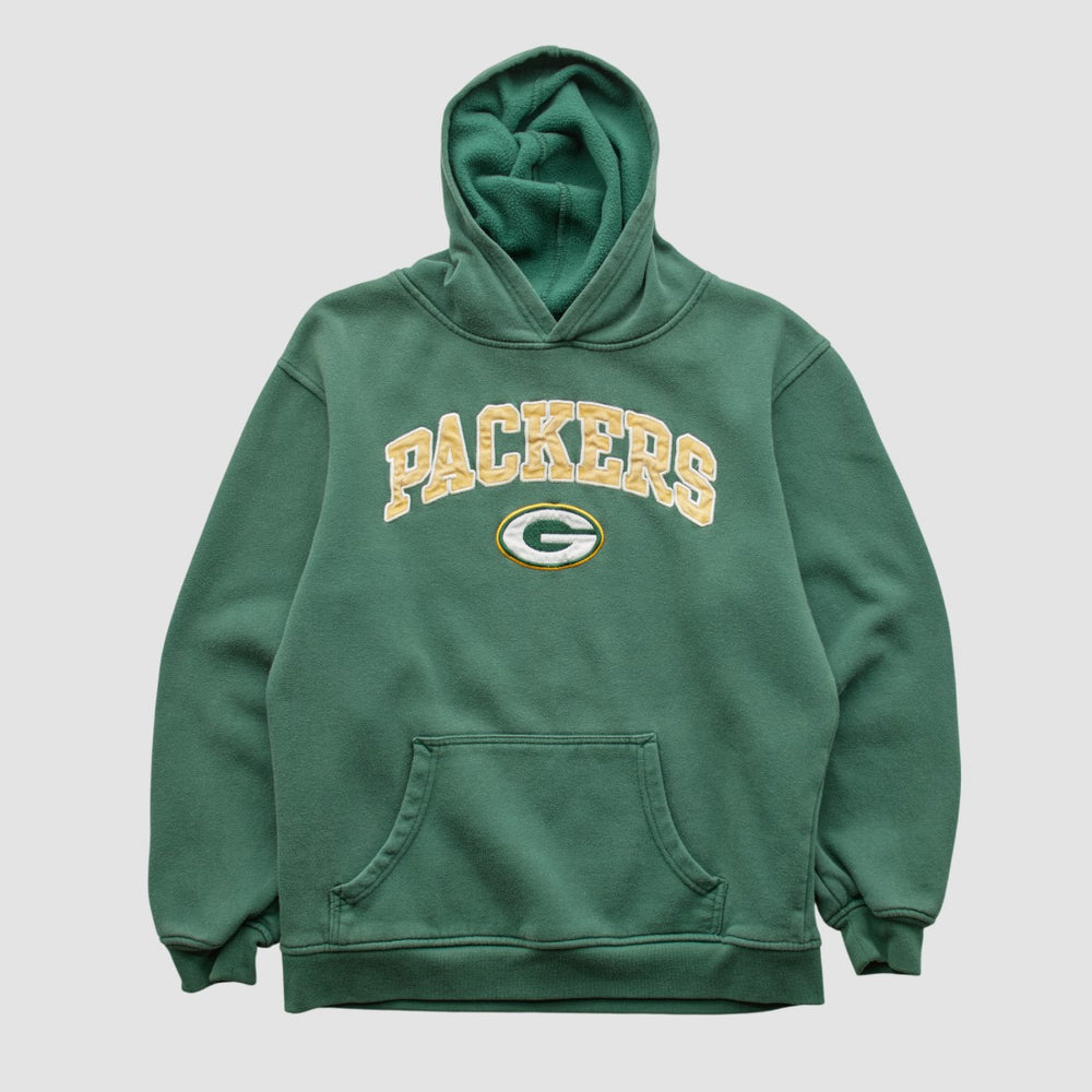 Green Bay Packers NFL 2000s Hooded Pullover Sweatshirt - Green Vintage online