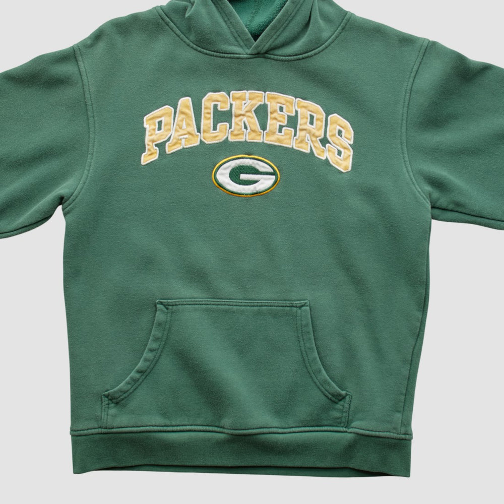 Green Bay Packers NFL 2000s Hooded Pullover Sweatshirt - Green Vintage online
