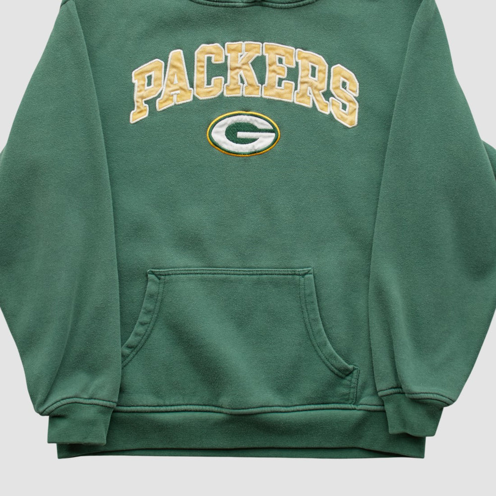 Green Bay Packers NFL 2000s Hooded Pullover Sweatshirt - Green Vintage online