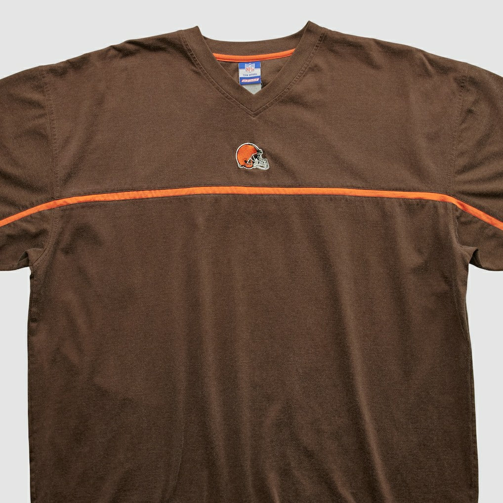 Cleveland Browns Reebok 2000s T-shirt - Brown Vintage for sale