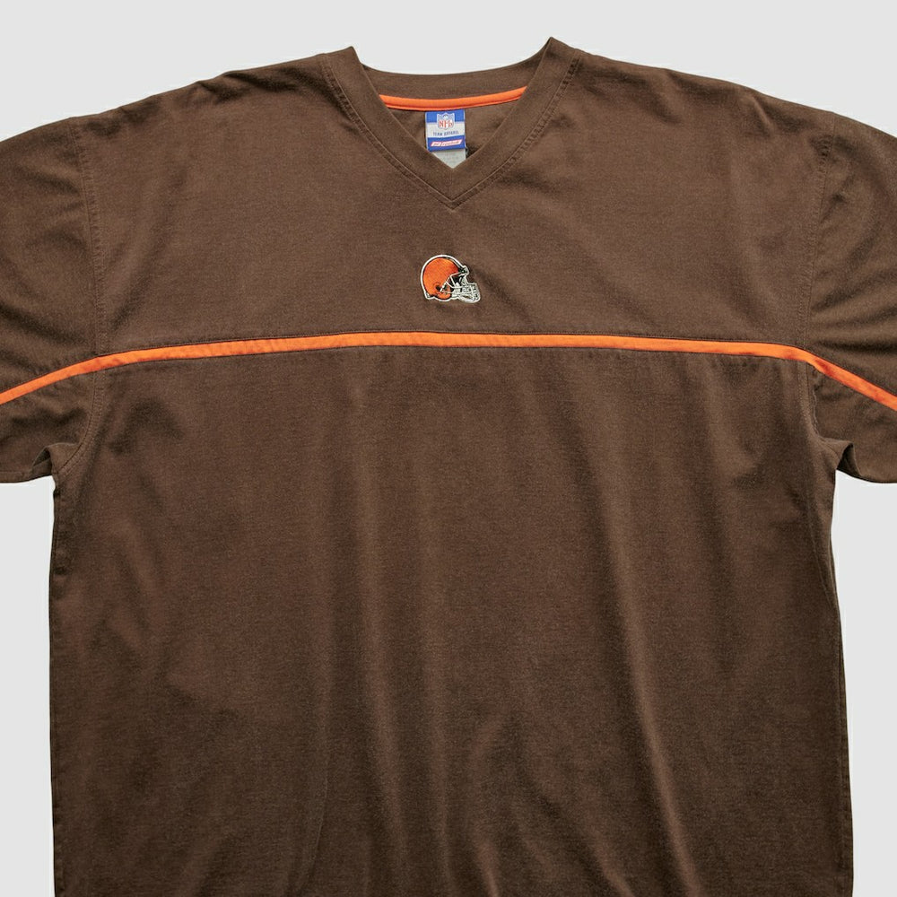 Cleveland Browns Reebok 2000s T-shirt - Brown Vintage for sale