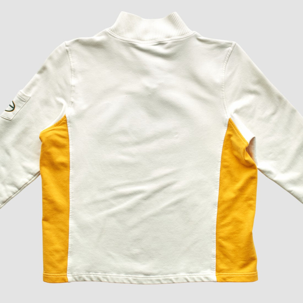 Green Bay Packers Reebok 2000s 1/4 Zip Sweatshirt - White Vintage discount