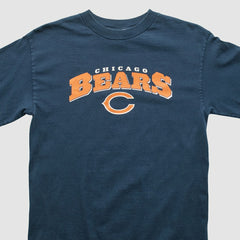 Chicago Bears NFL 2000s Long Sleeve T-shirt - Navy Vintage sale