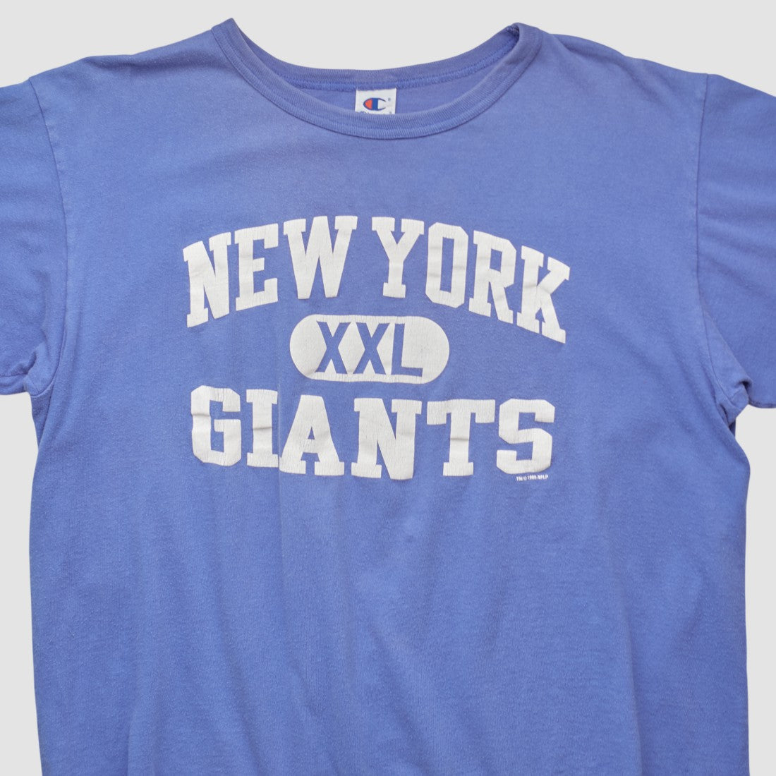 New York Giants Champion 1995 T-shirt - Blue Vintage on sale