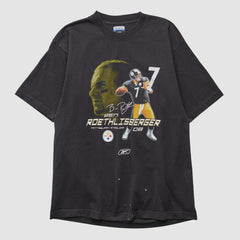 Pittsburgh Steelers Reebok 2008 T-shirt - Charcoal Vintage discount