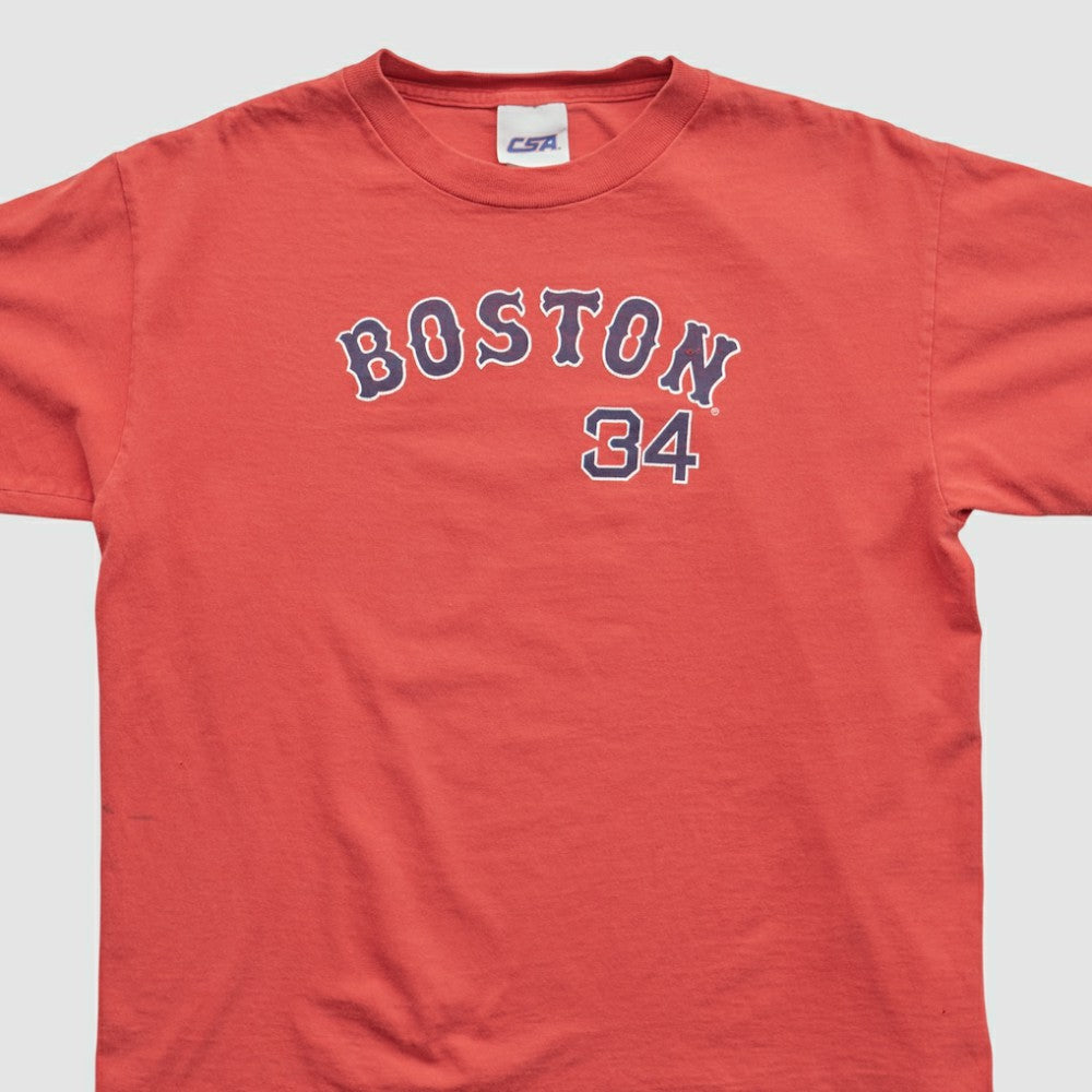 Boston Red Sox CSA 2000s T-shirt Red Vintage