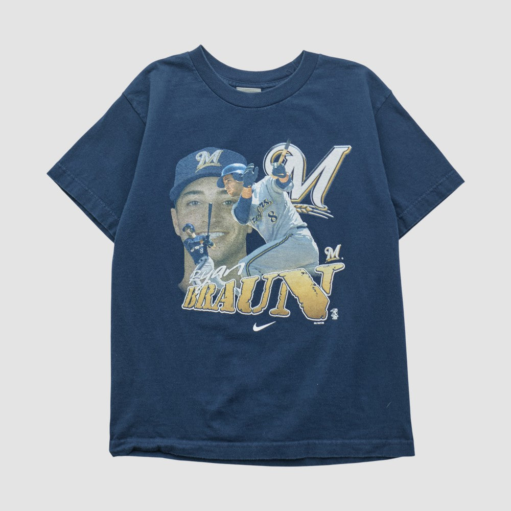 Ryan Braun 2010s T-shirt Navy