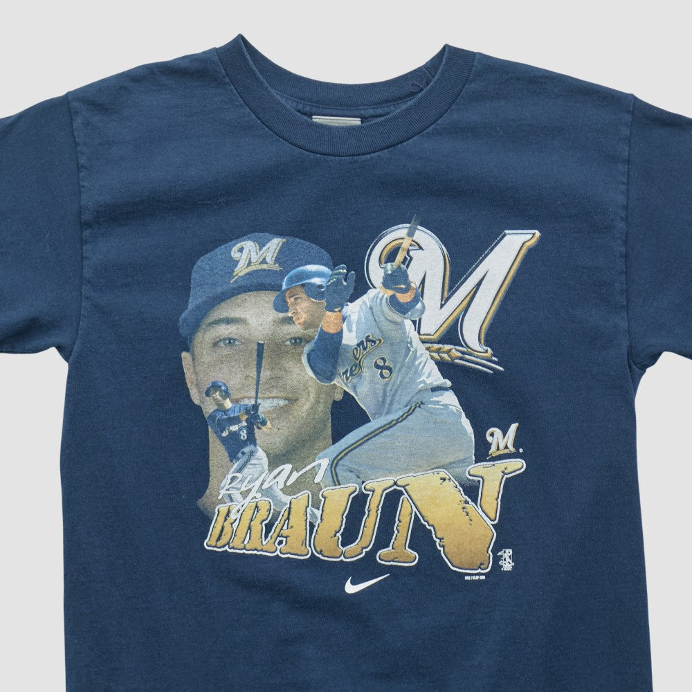 Ryan Braun 2010s T-shirt Navy