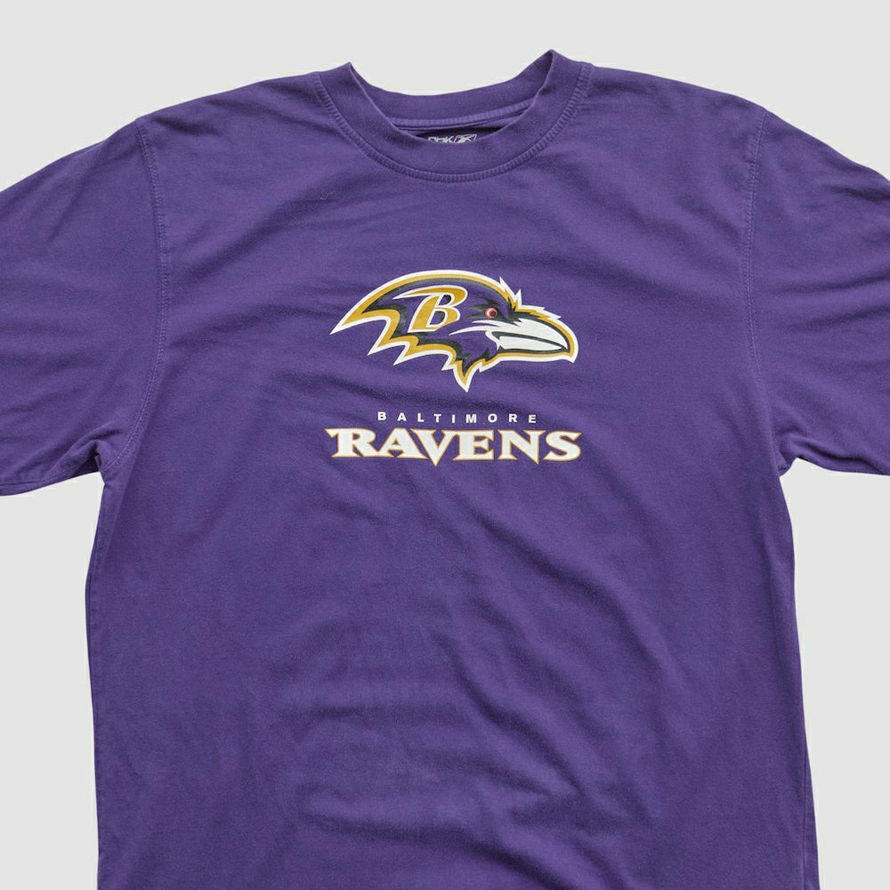 Baltimore Ravens Reebok 2000s T-shirt - Purple Vintage cheap