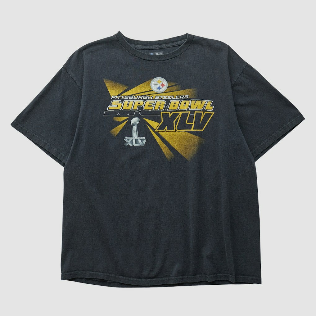 Pittsburgh Steelers NFL 2011 T-shirt - Black Vintage discount