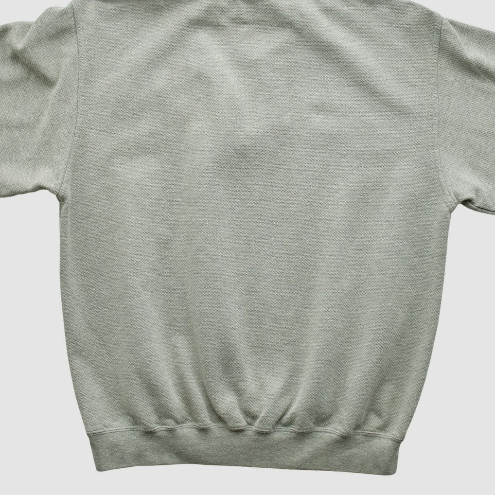 Pittsburgh Steelers Lee Sport 90s 1/4 Zip Sweatshirt - Heather Gray Vintage sale