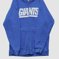 New York Giants NFL 2010s Hooded Full Zip Sweatshirt - Blue Vintage discount