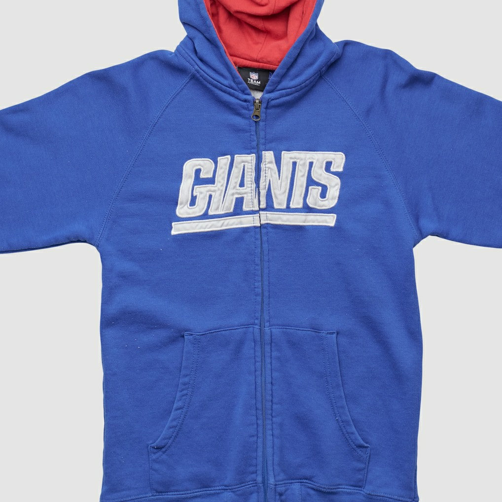 New York Giants NFL 2010s Hooded Full Zip Sweatshirt - Blue Vintage discount