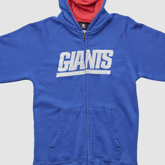 New York Giants NFL 2010s Hooded Full Zip Sweatshirt - Blue Vintage discount