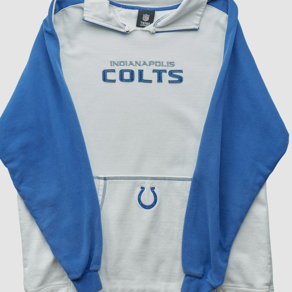 Indianapolis Colts NFL 2010s Pullover Sweatshirt - White Vintage cheap
