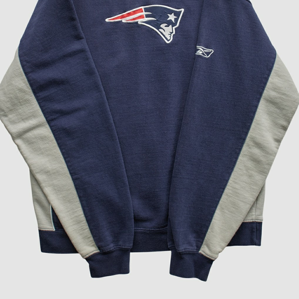 New England Patriots Reebok 2000s Pullover Sweatshirt - Navy Vintage online