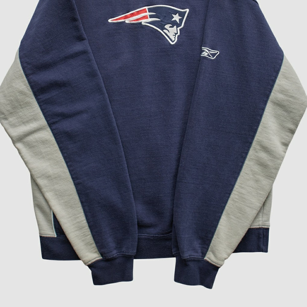 New England Patriots Reebok 2000s Pullover Sweatshirt - Navy Vintage online