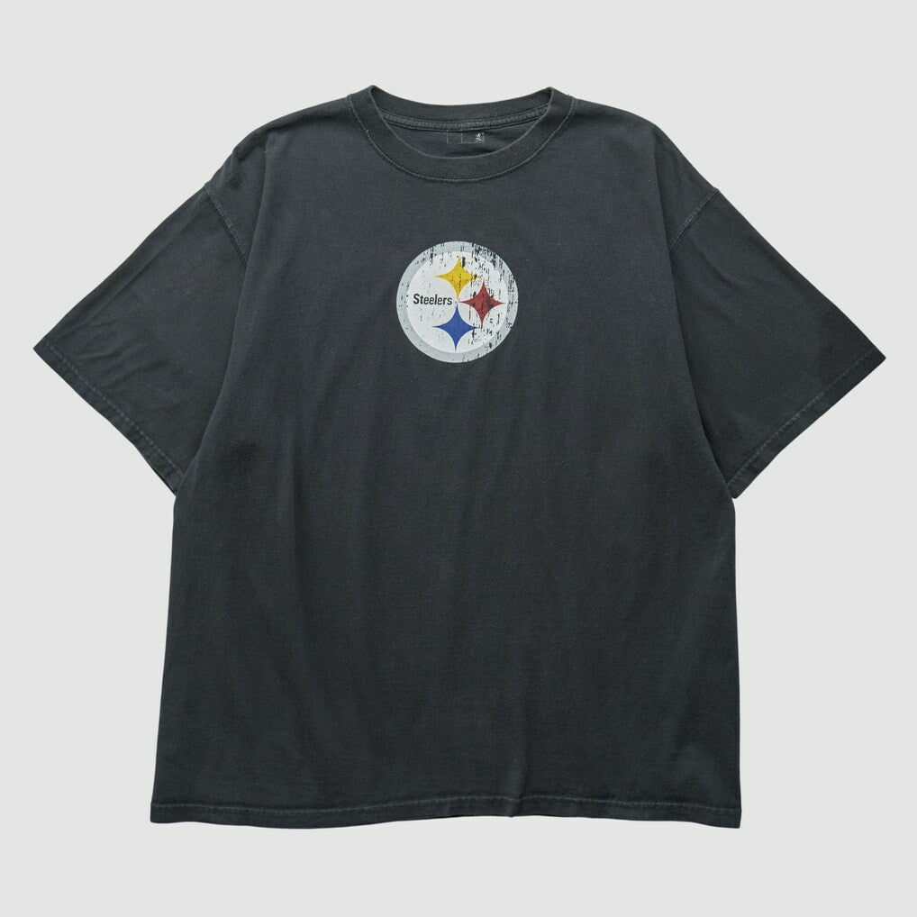 Pittsburgh Steelers 2000s T-shirt - Black Vintage cheap