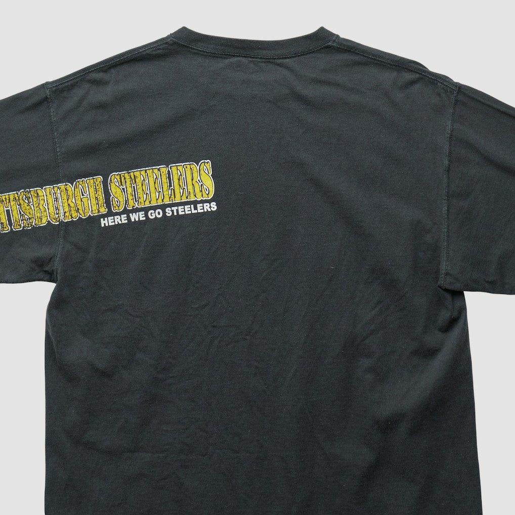 Pittsburgh Steelers 2000s T-shirt - Black Vintage cheap
