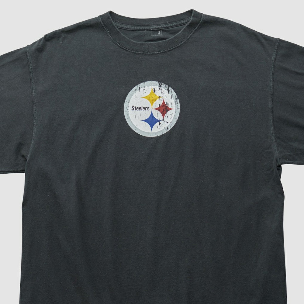 Pittsburgh Steelers 2000s T-shirt - Black Vintage cheap